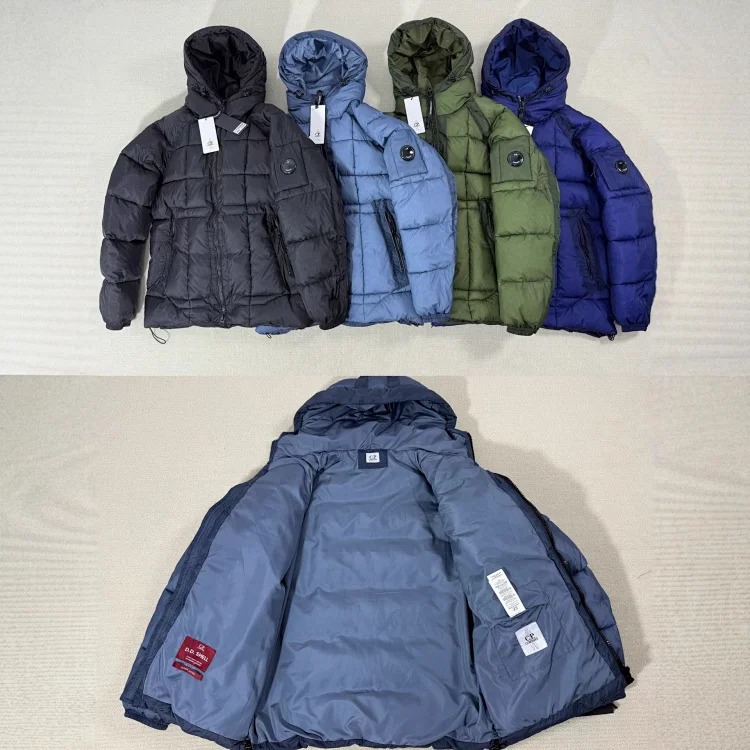 CP cotton jacket, autumn and winter cotton coat, thickened warm hooded top