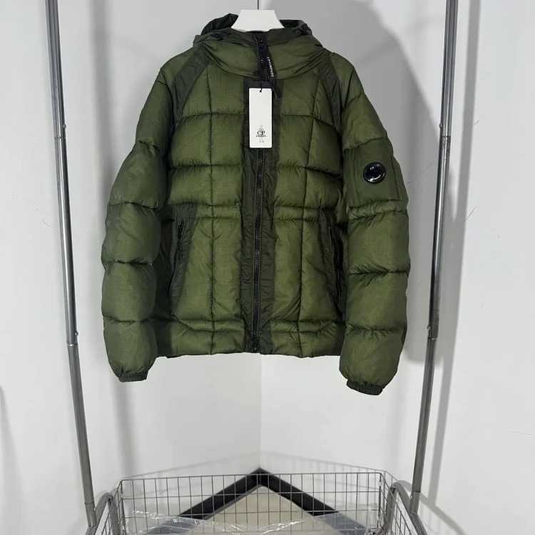 CP cotton jacket, autumn and winter cotton coat, thickened warm hooded top image 3
