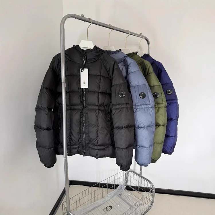 CP cotton jacket, autumn and winter cotton coat, thickened warm hooded top image 6