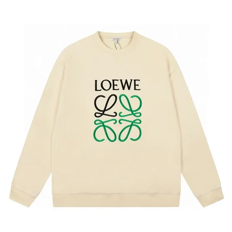 Pure cotton long-sleeved sweatshirt, classic letter embroidery, casual loose and versatile hoodie image 3