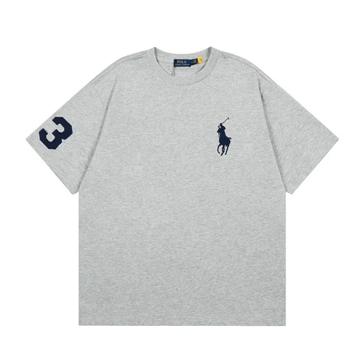 Paul marque short sleeve solid color round neck casual half sleeve versatile style for men and women image 2