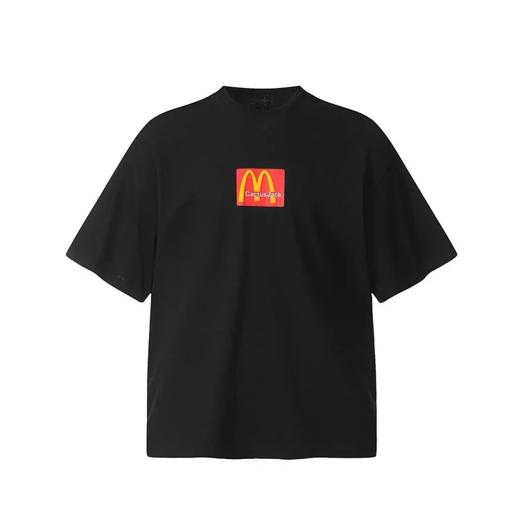 BIGTHING M font co-branded TS foam printed T-shirt TRAVIS SCOTT high street fashion brand loose short sleeves image 2