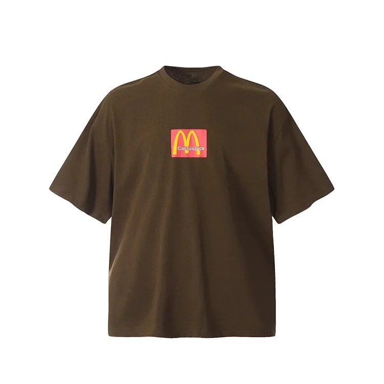 BIGTHING M font co-branded TS foam printed T-shirt TRAVIS SCOTT high street fashion brand loose short sleeves image 4