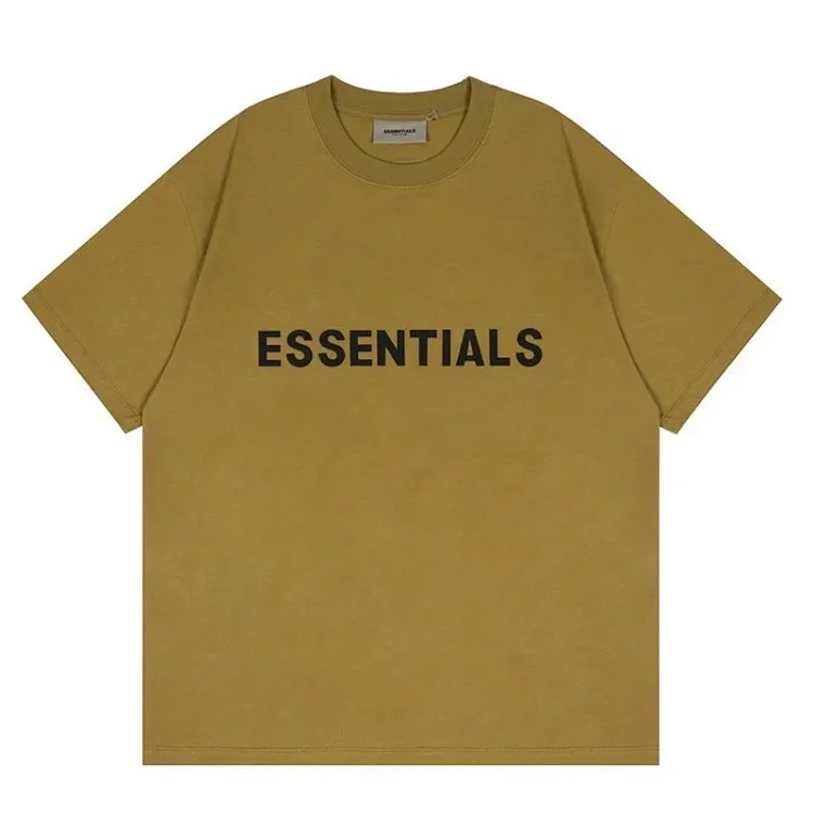 FEAR OF GOD FOG ESSENTIALS multi-line chest silicone letters loose high street short-sleeved T-shirt trendy image 10