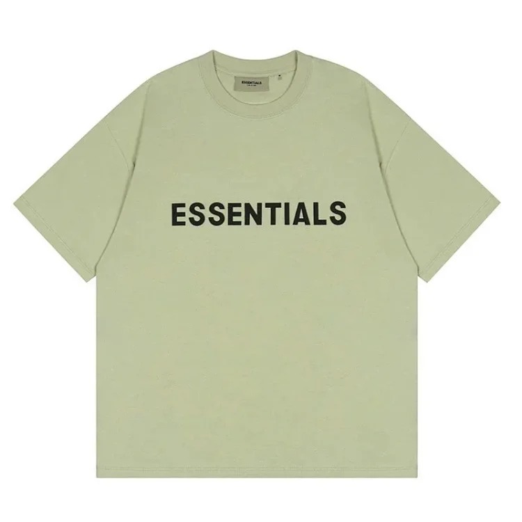 FEAR OF GOD FOG ESSENTIALS multi-line chest silicone letters loose high street short-sleeved T-shirt trendy image 4
