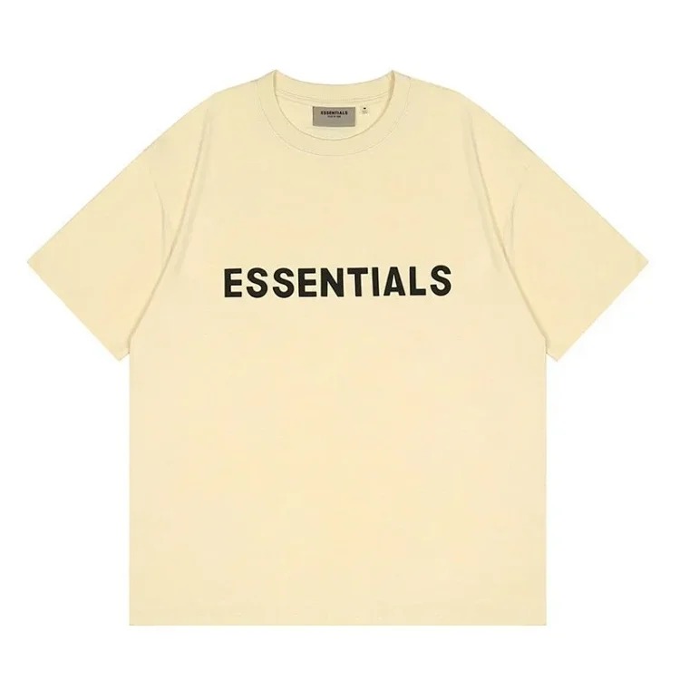 FEAR OF GOD FOG ESSENTIALS multi-line chest silicone letters loose high street short-sleeved T-shirt trendy image 8