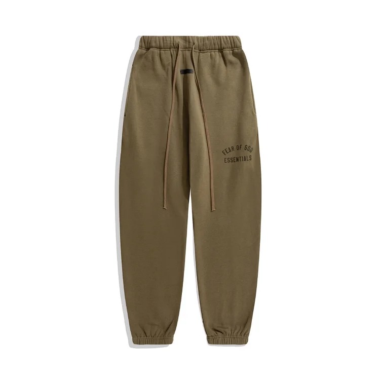 Multi-thread curved flocked letter trousers, same style for men and women image 6