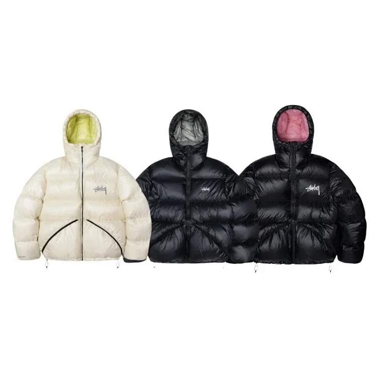 Moclose American street style autumn and winter outdoor loose warm solid color men's and women's down puffer jackets couple jackets image 8