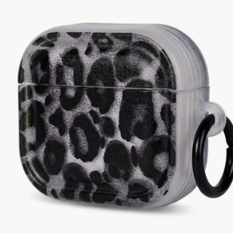 Suitable for airpods 4th generation silicone earphone shell protective cover leopard print lips Apple airpodsPro3 wireless image 2