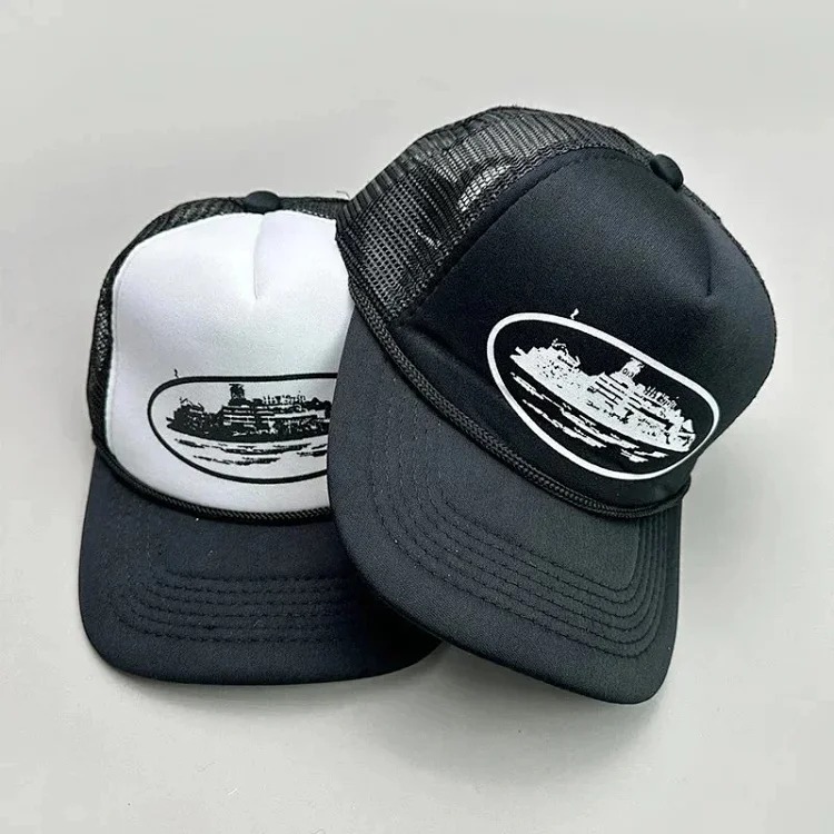 Youthful and trendy youthful fashion color block letter baseball cap image 17