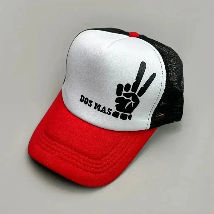 Youthful and trendy youthful fashion color block letter baseball cap image 6