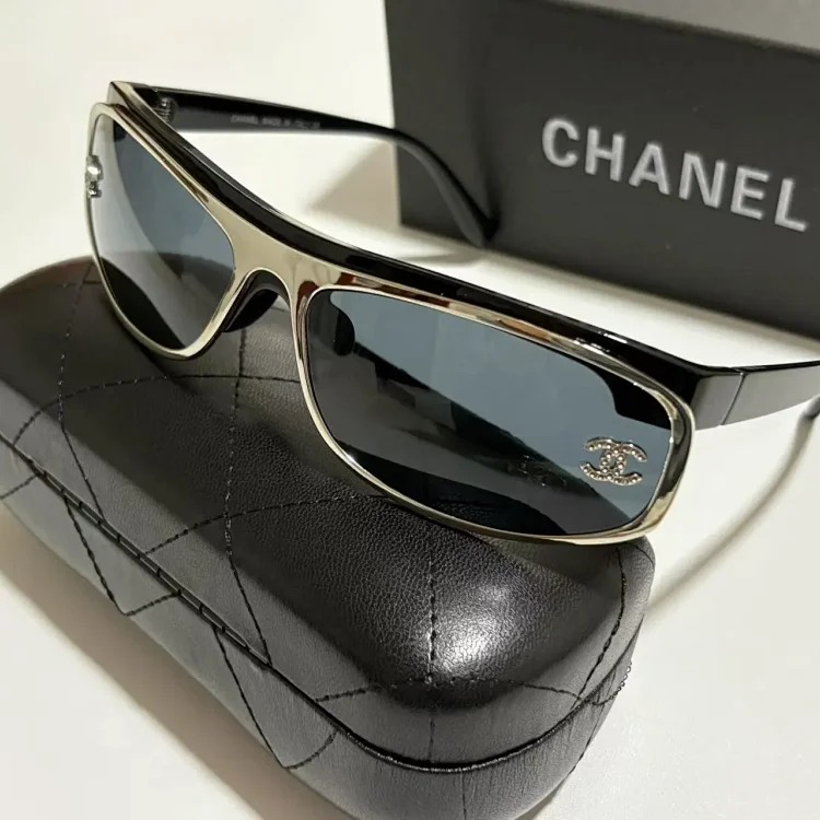 2025 European and American personality avant-garde retro y2k cycling sunglasses for women, global store-level concave shape outdoor sports image 2