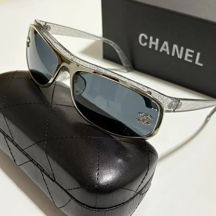 2025 European and American personality avant-garde retro y2k cycling sunglasses for women, global store-level concave shape outdoor sports image 3