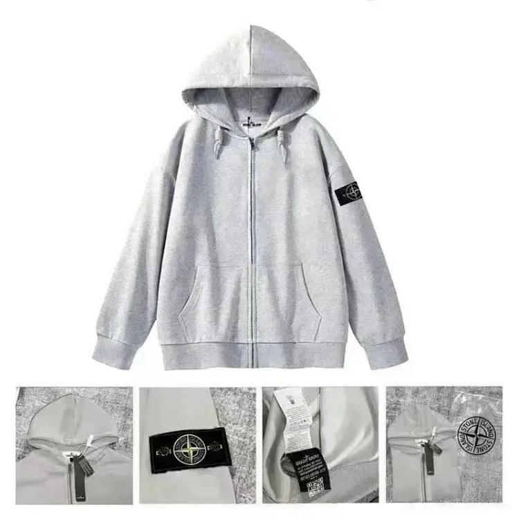 S stone hoodie L image 2