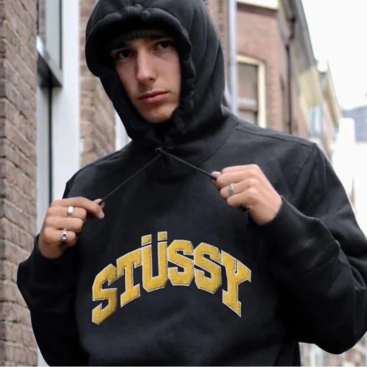 Loose velvet embroidered sweatshirt image 4