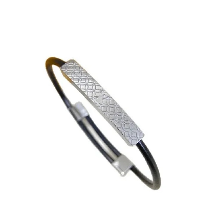 Classic European and American retro printed belt bracelet chain high quality men's leather rope presbyopia bracelet factory direct sale image 6