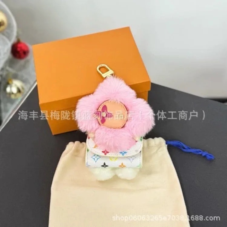 Christmas limited new cute plush keychain design niche mini fashion sunflower crossbody bag image 2