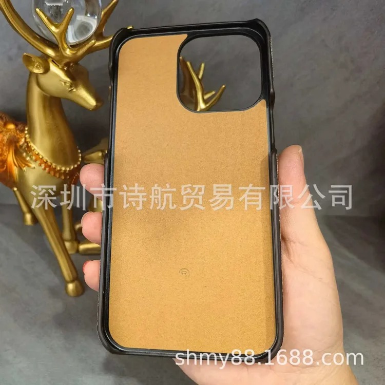 Suitable for iphone15promax mobile phone case, luxury big-name Apple 15 protective cover 14 European and American ins trend brand image 5