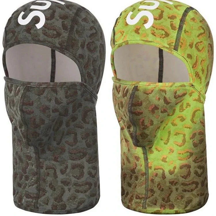 Cross-border foreign trade Supreme temperature-sensitive color-changing mask winter windproof warm headgear knitted hat pullover hat trend image 2