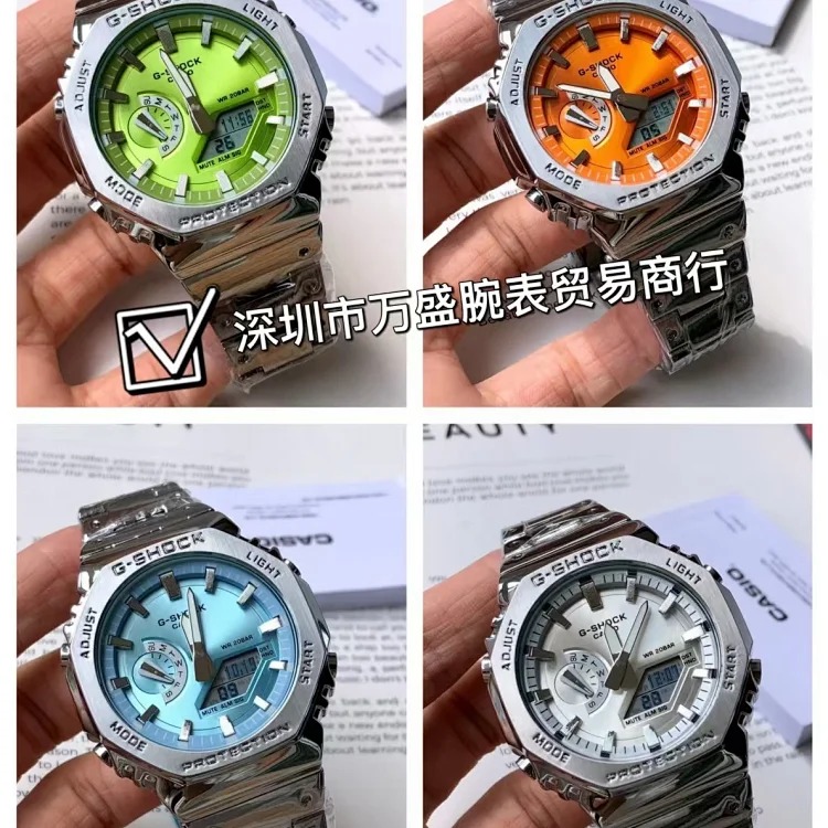 [DX66-1] Watch Men's Watch Sports Watch Calendar Men's Student Watch Steel Band Watch Waterproof