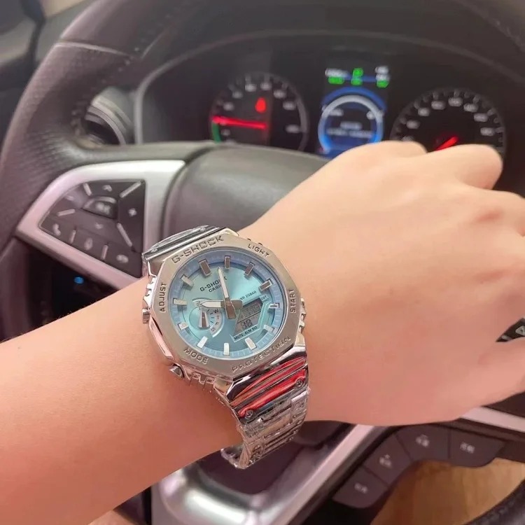 [DX66-1] Watch Men's Watch Sports Watch Calendar Men's Student Watch Steel Band Watch Waterproof image 3