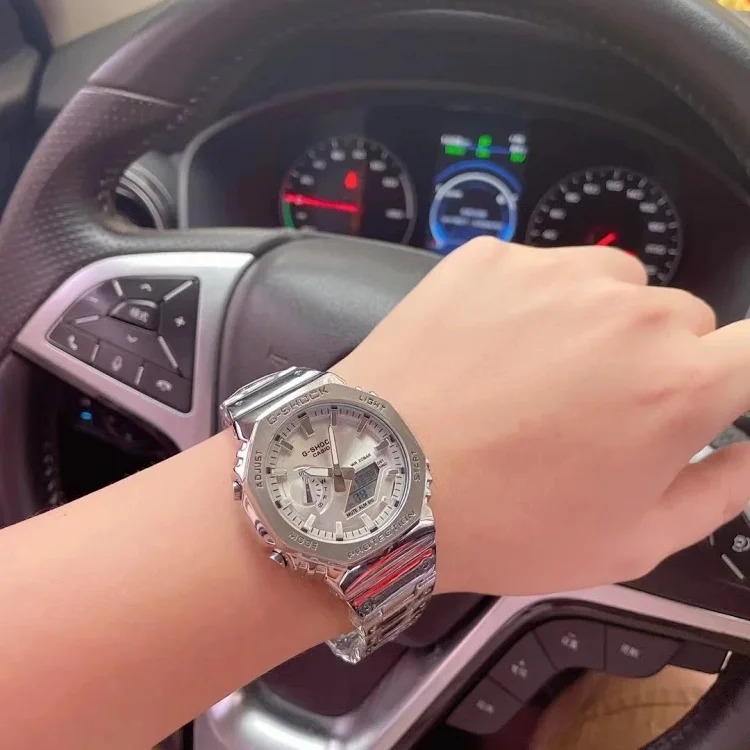 [DX66-1] Watch Men's Watch Sports Watch Calendar Men's Student Watch Steel Band Watch Waterproof image 5
