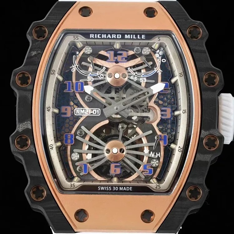 RM factory creates a real aircraft on the wrist: RM 21-01 aerodynamic tourbillon watch image 2