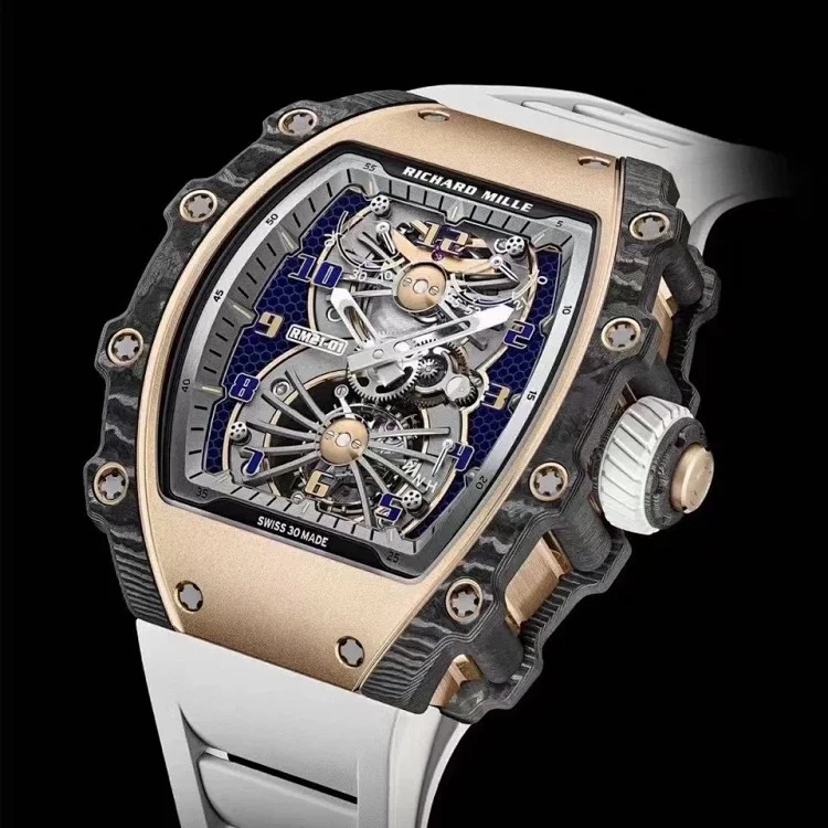 RM factory creates a real aircraft on the wrist: RM 21-01 aerodynamic tourbillon watch image 3