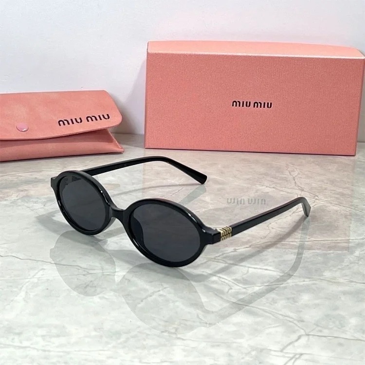 New same style sunglasses retro sunglasses UV oval sun protection image 2