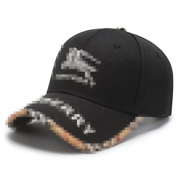 RF. Men's Baseball Hat 2024 New Men's Wheat Embroidered Baseball Cap Women's Trendy Sun Shade Hat Sun Protection Fashionable Peaked Cap image 2