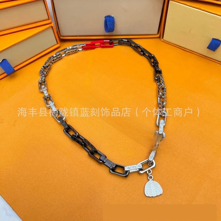 Home bamboo bracelet versatile Cuban chain hip-hop high version bamboo bracelet European and American niche manufacturers direct sales wholesale image 3