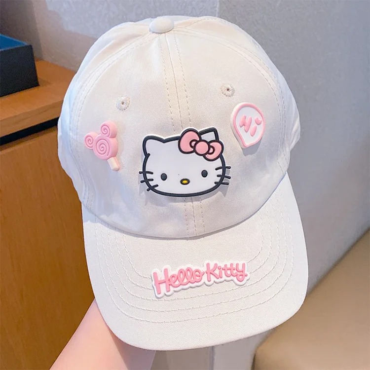 Simple and fresh Hello Kit*ty style baseball cap image 4